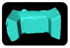 Fig 1b. A poor incremental fill: Note the knitting lines between each increment of composite.2