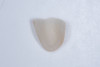 (6.) The fractured ceramic fragment after cleaning and silanization of the intaglio surface, prepared and nearly ready for reattachment.